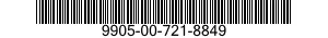 9905-00-721-8849 SIGN,TRAFFIC 9905007218849 007218849