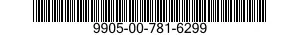 9905-00-781-6299 PLATE,IDENTIFICATION 9905007816299 007816299