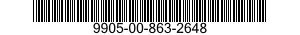 9905-00-863-2648 PLATE,DESIGNATION 9905008632648 008632648