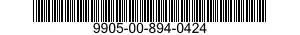9905-00-894-0424 PLATE,INSTRUCTION 9905008940424 008940424
