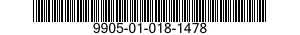 9905-01-018-1478 PLATE,IDENTIFICATION 9905010181478 010181478