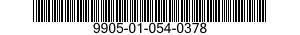 9905-01-054-0378 SIGN 9905010540378 010540378