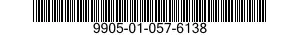 9905-01-057-6138 SIGN,TRAFFIC 9905010576138 010576138