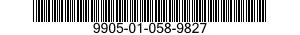9905-01-058-9827 SIGN FACE,ADHESIVE 9905010589827 010589827