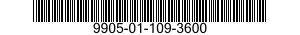 9905-01-109-3600 PLATE,IDENTIFICATION 9905011093600 011093600