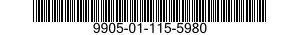 9905-01-115-5980 PLATE,IDENTIFICATION 9905011155980 011155980
