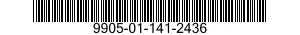 9905-01-141-2436 PLATE,DESIGNATION 9905011412436 011412436