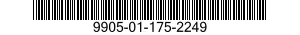 9905-01-175-2249 PLATE,DESIGNATION 9905011752249 011752249