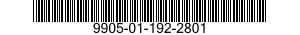 9905-01-192-2801 PLATE,IDENTIFICATION 9905011922801 011922801