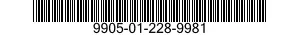 9905-01-228-9981  9905012289981 012289981