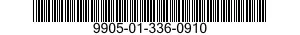 9905-01-336-0910 PLATE,IDENTIFICATION 9905013360910 013360910