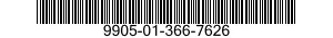 9905-01-366-7626 TAG,INSTRUCTION 9905013667626 013667626