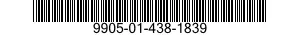 9905-01-438-1839 PLATE,IDENTIFICATION 9905014381839 014381839