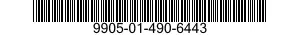 9905-01-490-6443 PLATE,IDENTIFICATION 9905014906443 014906443
