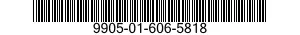 9905-01-606-5818 PLATE,INSTRUCTION 9905016065818 016065818