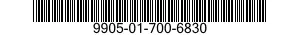 9905-01-700-6830 PLATE,IDENTIFICATION 9905017006830 017006830