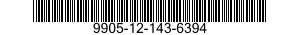 9905-12-143-6394 PLATE,MARKING,BLANK 9905121436394 121436394