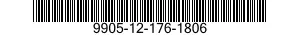 9905-12-176-1806 PLATE,IDENTIFICATION 9905121761806 121761806