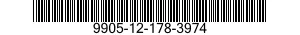 9905-12-178-3974 PLATE,IDENTIFICATION 9905121783974 121783974