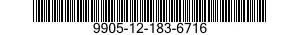 9905-12-183-6716 PLATE SET,DESIGNATION 9905121836716 121836716