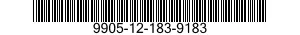 9905-12-183-9183 PLATE,IDENTIFICATION 9905121839183 121839183