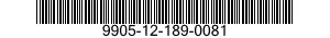 9905-12-189-0081 PLATE SET,DESIGNATION 9905121890081 121890081