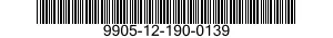 9905-12-190-0139 PLATE,DESIGNATION 9905121900139 121900139