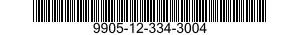 9905-12-334-3004 PLATE,INSTRUCTION 9905123343004 123343004