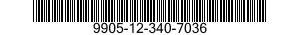 9905-12-340-7036 PLATE SET,DESIGNATION 9905123407036 123407036