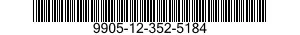 9905-12-352-5184 SIGN,TRAFFIC 9905123525184 123525184