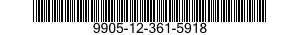 9905-12-361-5918 SIGN FACE,ADHESIVE 9905123615918 123615918