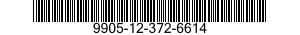9905-12-372-6614 PLATE,DESIGNATION 9905123726614 123726614