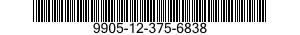 9905-12-375-6838 PLATE,DESIGNATION 9905123756838 123756838