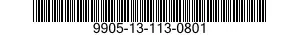 9905-13-113-0801  9905131130801 131130801