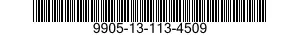 9905-13-113-4509 PLATE,IDENTIFICATION 9905131134509 131134509