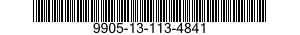 9905-13-113-4841 PLATE,IDENTIFICATION 9905131134841 131134841