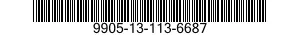 9905-13-113-6687  9905131136687 131136687