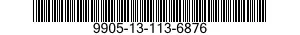 9905-13-113-6876 PLATE,INSTRUCTION 9905131136876 131136876