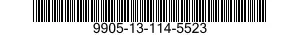 9905-13-114-5523 PLATE,INSTRUCTION 9905131145523 131145523