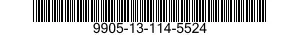 9905-13-114-5524 PLATE,DESIGNATION 9905131145524 131145524