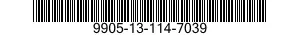 9905-13-114-7039  9905131147039 131147039