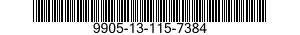9905-13-115-7384 PLATE,IDENTIFICATION 9905131157384 131157384