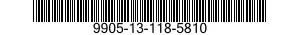 9905-13-118-5810  9905131185810 131185810