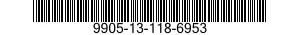 9905-13-118-6953 PLATE,IDENTIFICATION 9905131186953 131186953
