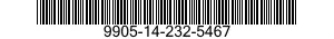 9905-14-232-5467 PLATE,MARKING,BLANK 9905142325467 142325467