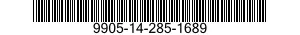 9905-14-285-1689 PLATE,IDENTIFICATION 9905142851689 142851689