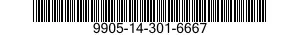 9905-14-301-6667 PLATE,INSTRUCTION 9905143016667 143016667