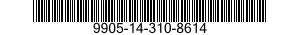 9905-14-310-8614 PLATE,MARKING,BLANK 9905143108614 143108614