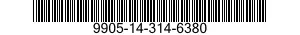 9905-14-314-6380 PLATE,IDENTIFICATION 9905143146380 143146380