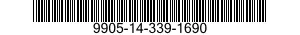 9905-14-339-1690 PLATE,INSTRUCTION 9905143391690 143391690